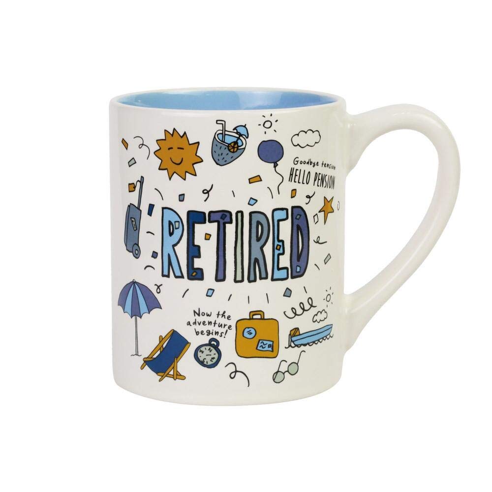 Enesco Simply Mud Retired Mug, 14 Oz