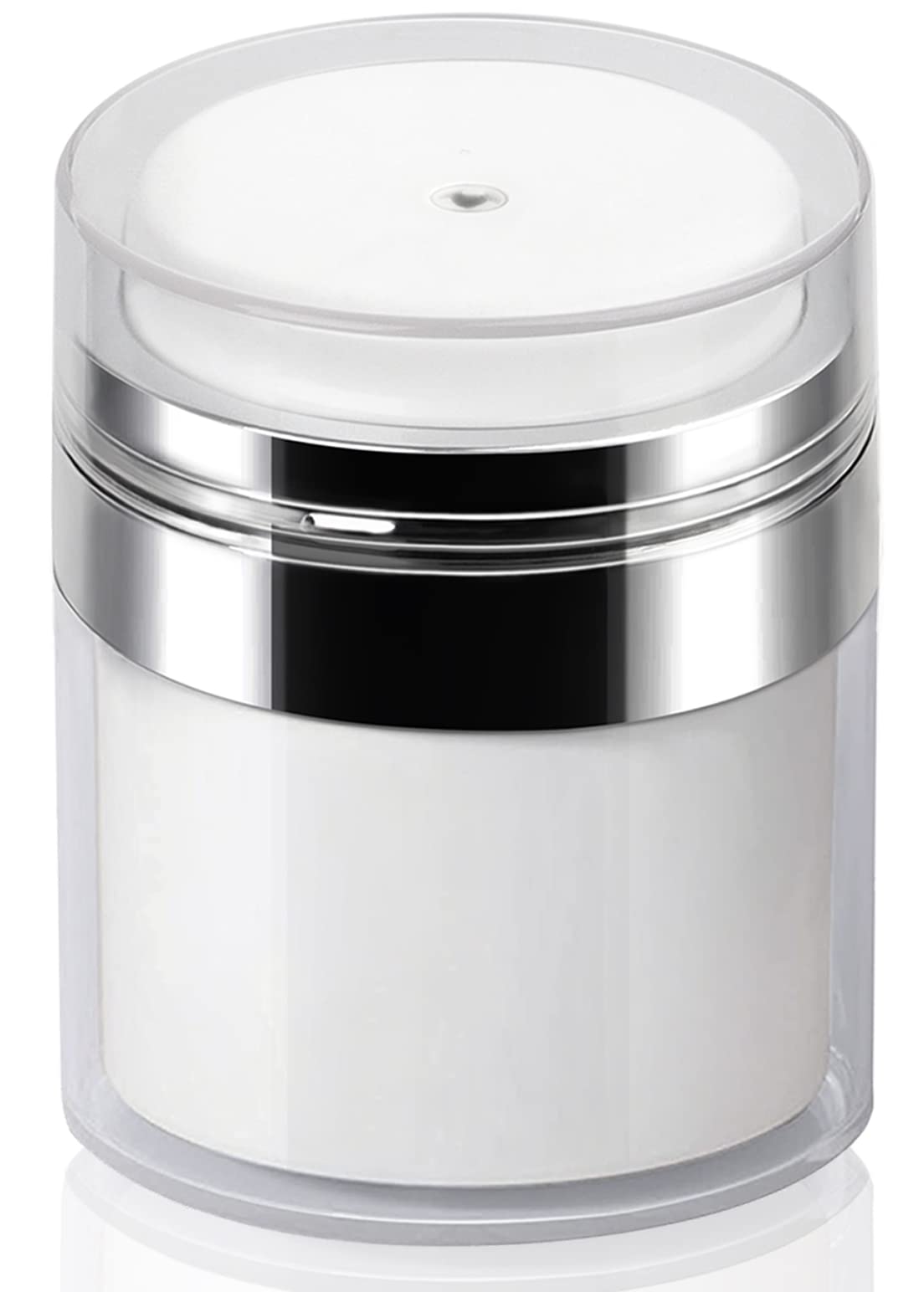 Airless Pump Jar - 3.5 Oz Moisturizer Pump Dispenser Drunk Elephant Container, Pump Jars For Lotions And Creams, Empty Cream Sub