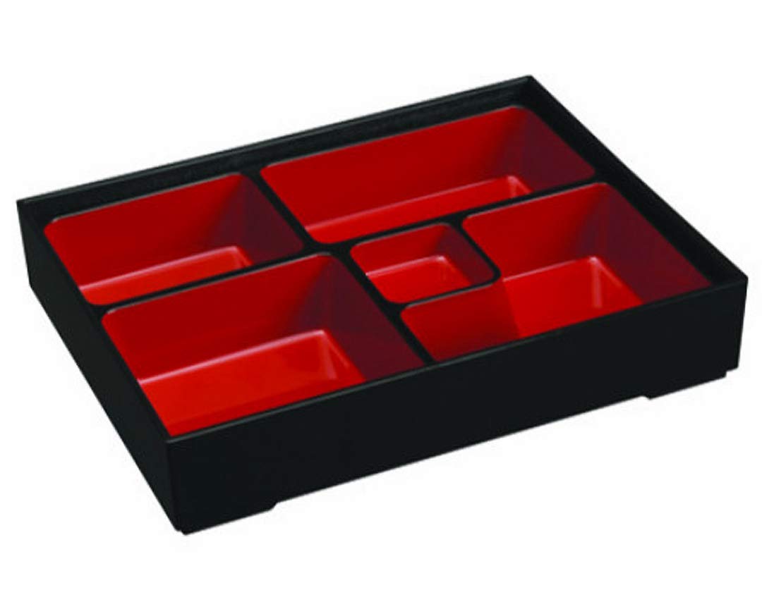 Happy Sales Hslq-Rtg108, Japanese Sushi Tray Lunch Box Bento Box Traditional Plastic Lacquered Box For Restaurant Or Home Made I