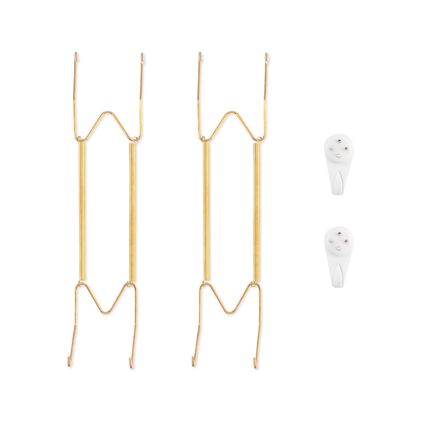 Bilillo 2 Pack Plate Hangers for The Wall, Suitable for 12-16 inch Decorative Plate, Stainless Steel Invisible Heavy Duty Wire P