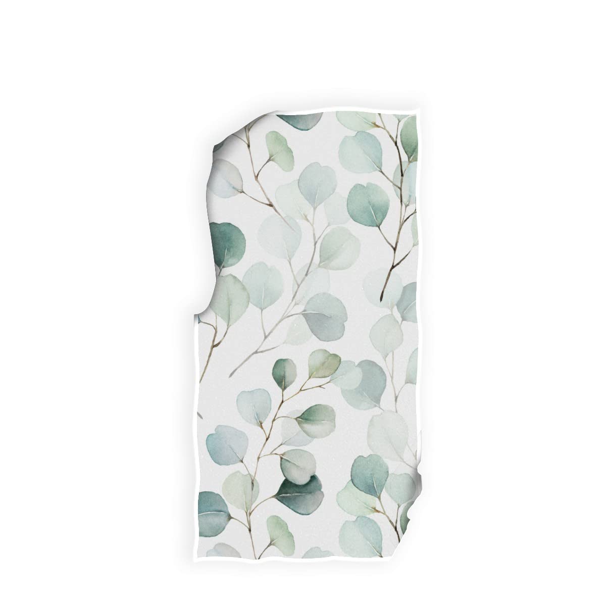 Wamika Green Leaves Hand Bath Towel Shower Towels Set Watercolor Herbs Women Kitchen Hanging Gym Fingertip Bathroom Shower Beach