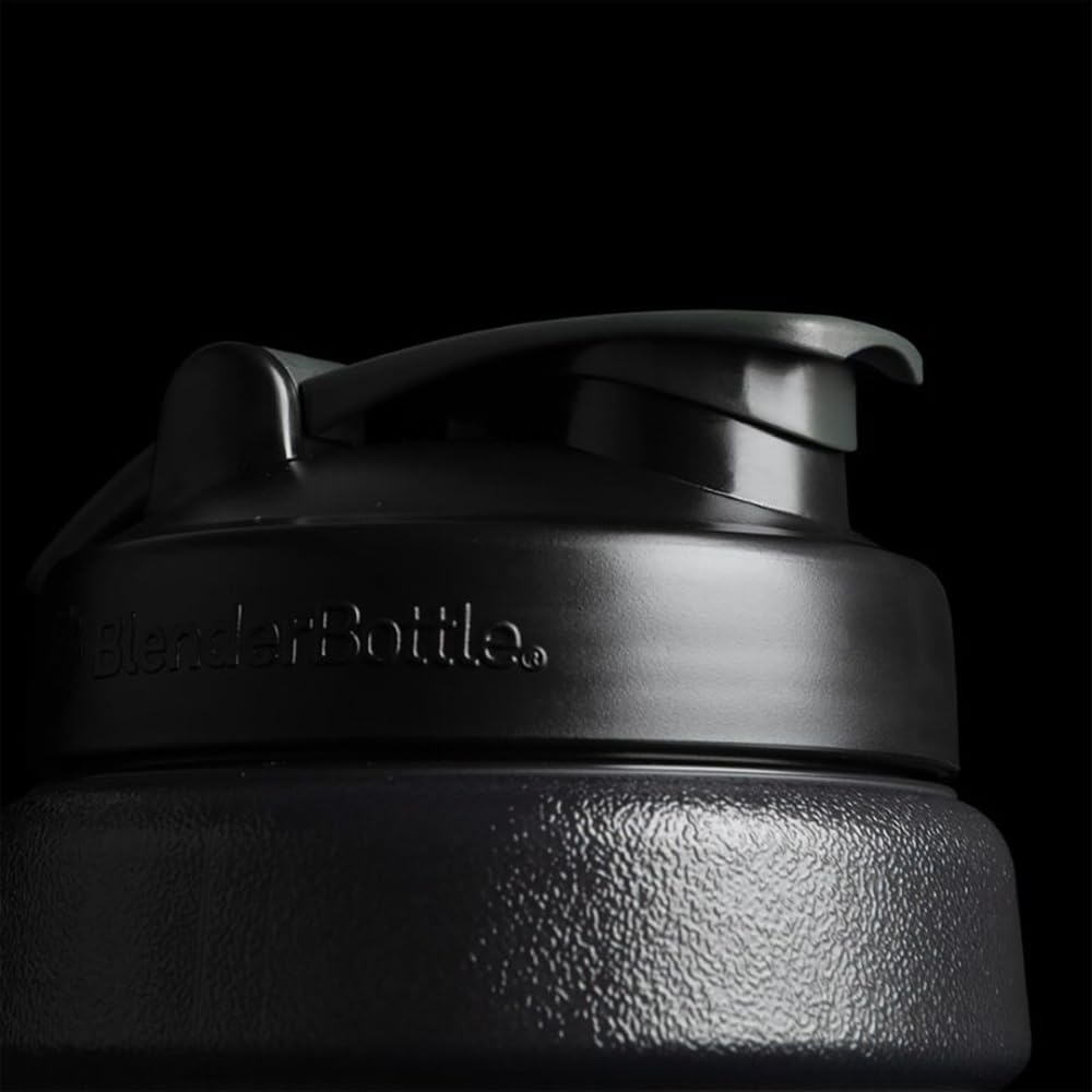 Blenderbottle Half Gallon Water Bottle, Koda Large Water Jug, 74-Oz, Black