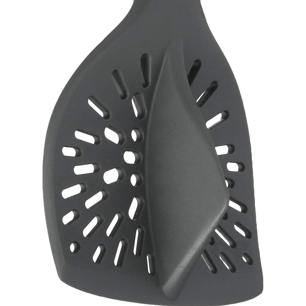 Tovolo Ground Vegetable, Kitchen Tool With Comfortable Grip, Dishwasher-Safe & Bpa-Free Silicone & Nylon Meat Chopper, Charcoal