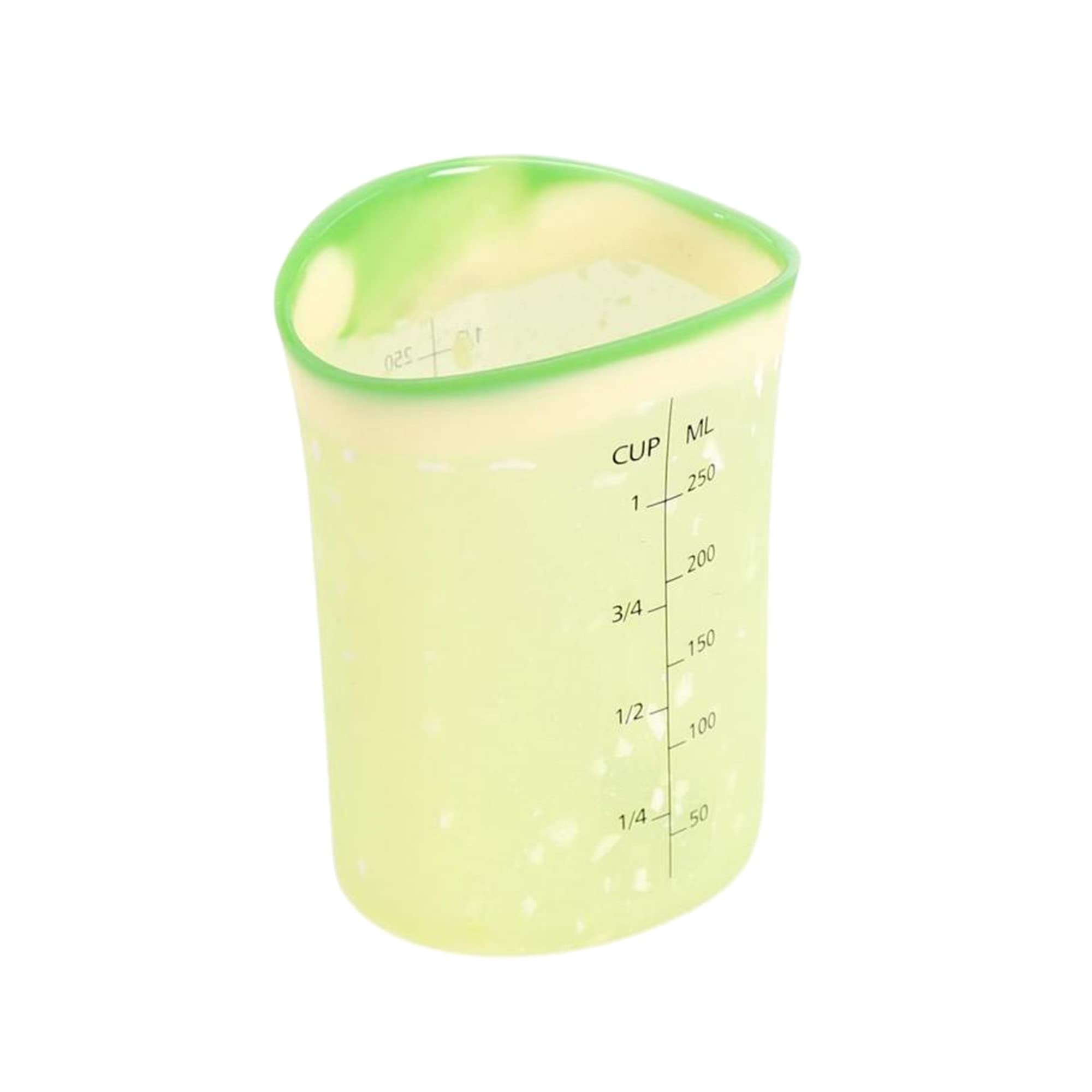 Charles Viancin - Lemon Flexible Silicone Measuring Cup - Bpa-Free, Plastic Free, Food-Grade Silicone - Microwave And Dishwasher