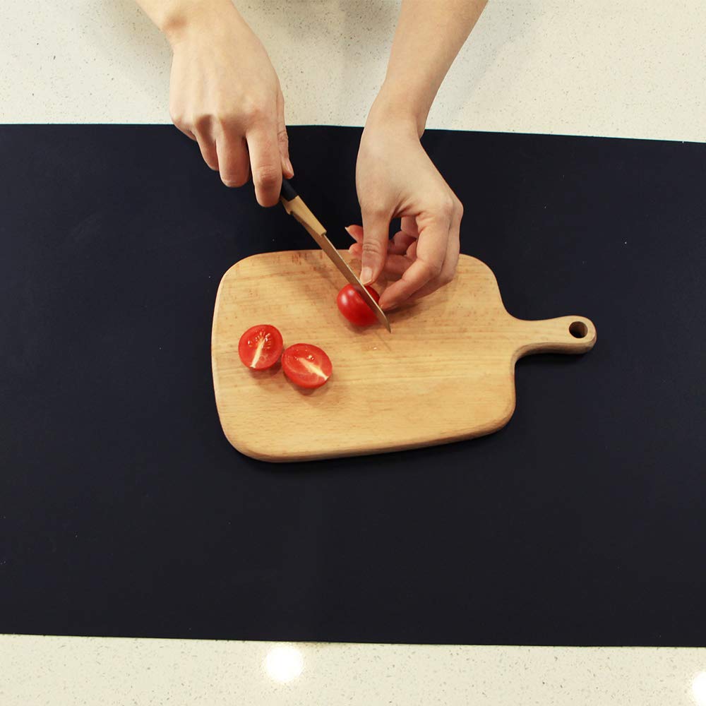 Webake Extra Large Silicone Mat For Countertop, Multipurpose Nonstick Heat Resistant Mat 23.6'' X 15.7'' For Baking, Rolling Dou