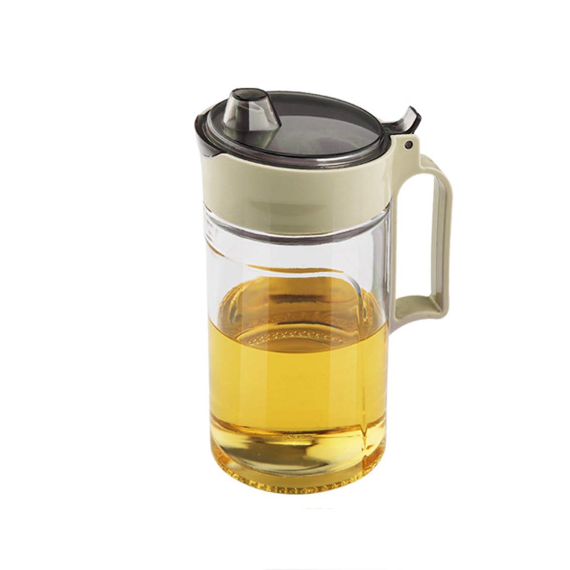 TENTA KITCHEN Oil Dispenser Vinegar Dispenser Maple Syrup Dispenser Glass Bottle Cruet No Drip Plastic Bottle Spout with Protect