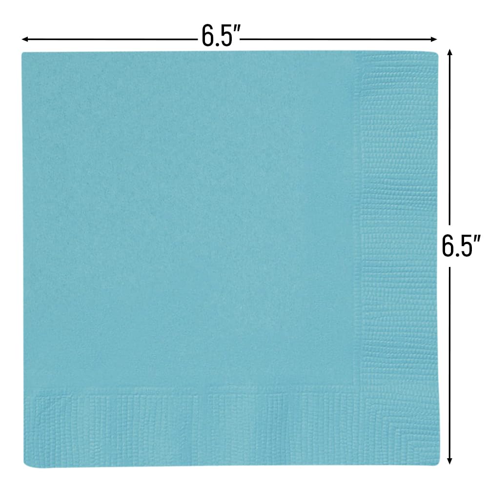 Terrific Teal Luncheon Napkins - 20 Count, Elegant & Vibrant Design, Premium Paper Napkins For Parties & Events