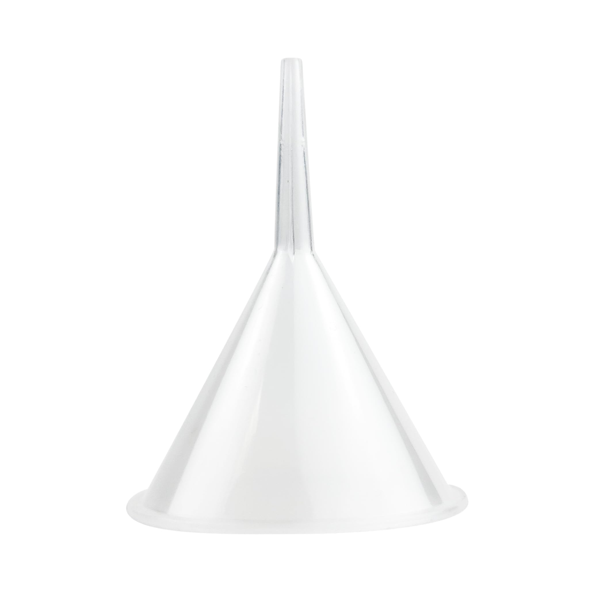 National Artcraft Clear Plastic 2-1/8'' Tall X 1-9/16'' Wide Micro Funnel With 2Mm Tip Opening