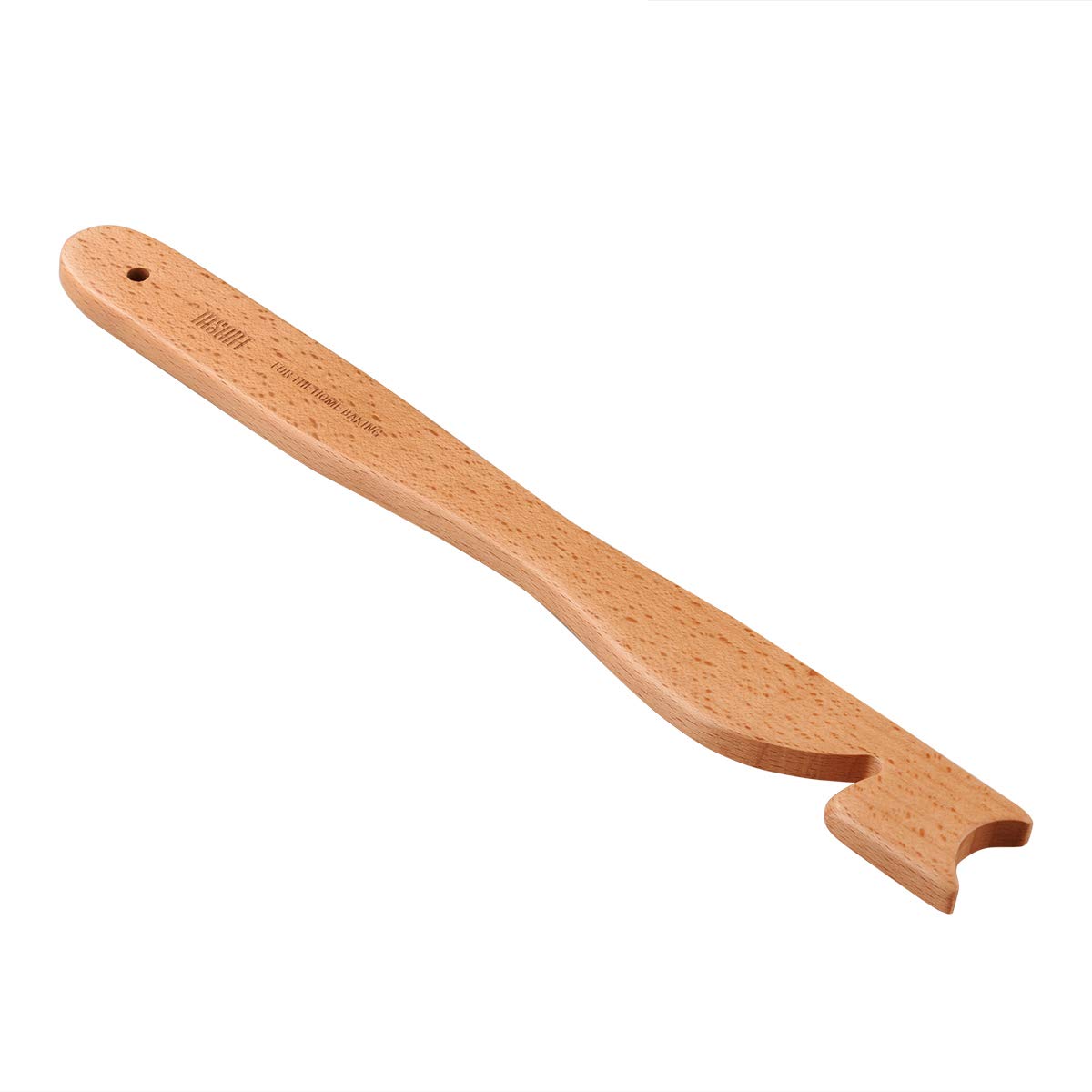 Oven Rack Push Pull Puller for Baking, Cooking and Grilling by MSART; Beech Wood, Humanization Design Concept, 12 Long Length.