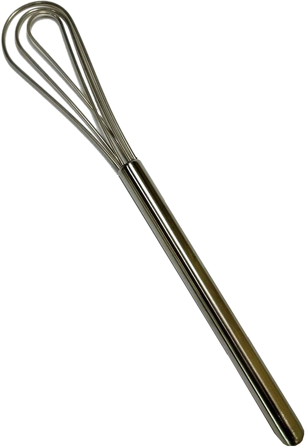 Rattleware 11    Long Handle Silver Stainless-Steel Espresso Flat Whisk - Ideal For Commercial, Domestic Or Home Kitchens - Prem