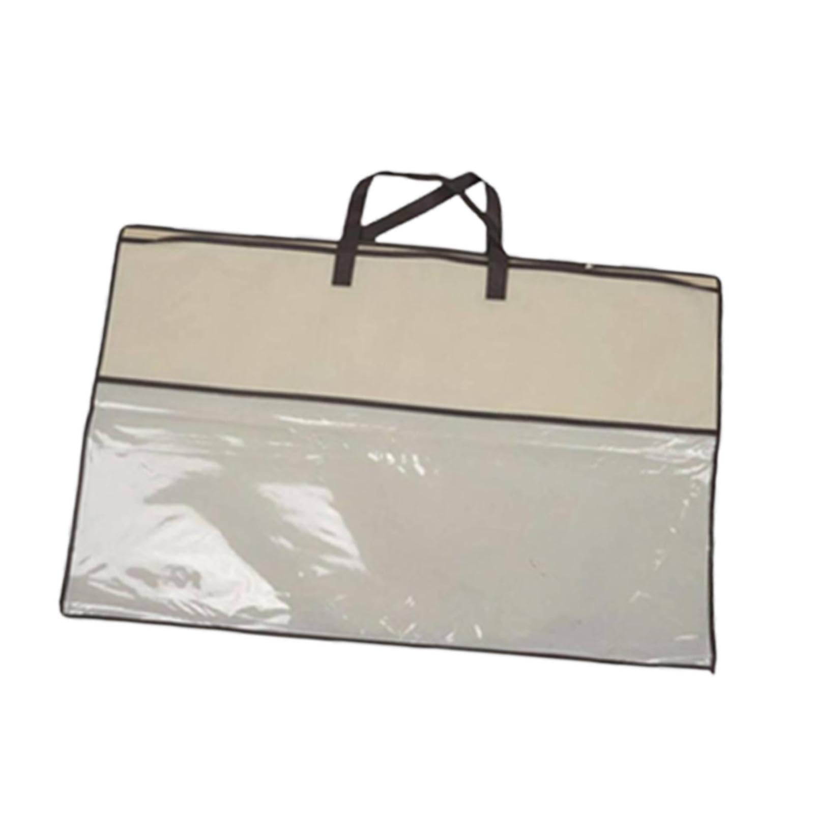 Heavenglow Clothing Organizer With Zipper Blanket Storage Bag For Clothes Pillows Sheet 45X65Cm|Storage Bags|Home Garden