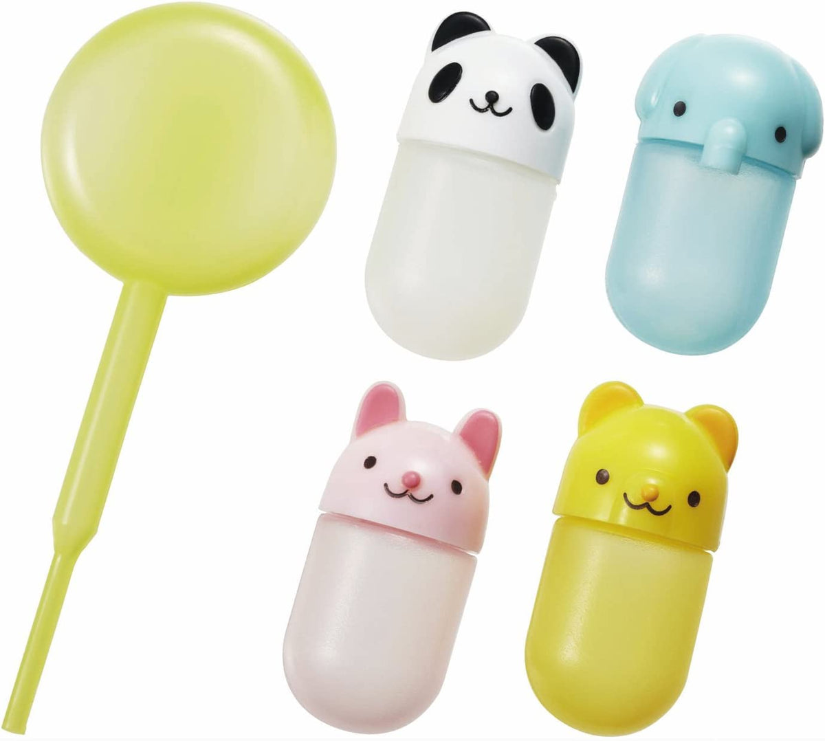 Torune Lunch Bento Soy Sauce Case Container With Dropper, Animals