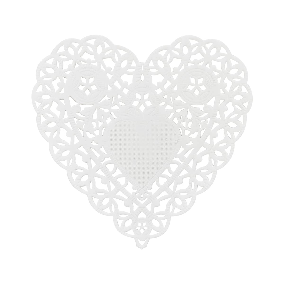 Hygloss Products Heart Paper Doilies - 4 Inch White Lace Doily For Decorations, Crafts, Parties, 100 Pack