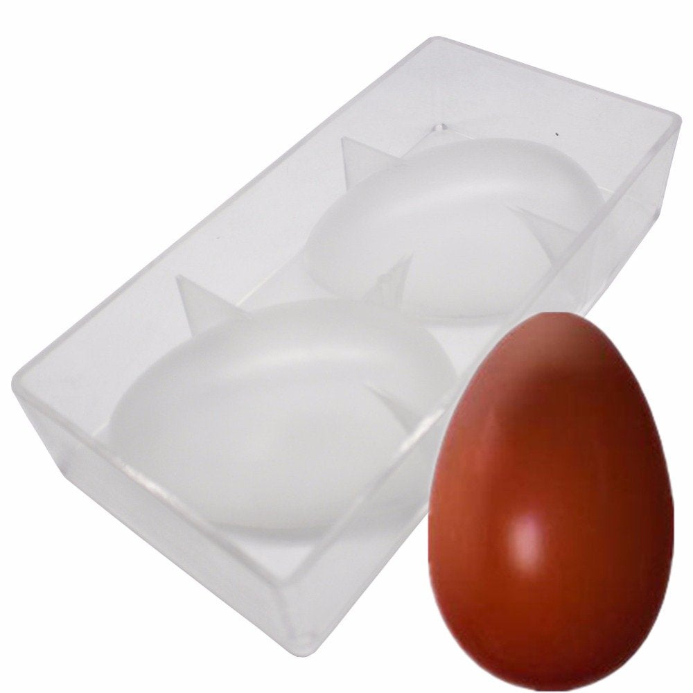 Polycarbonate Easter Eggs Chocolate Mold Ostrich Egg Shape Candy Mould 14Cm (5.5Inch) Long