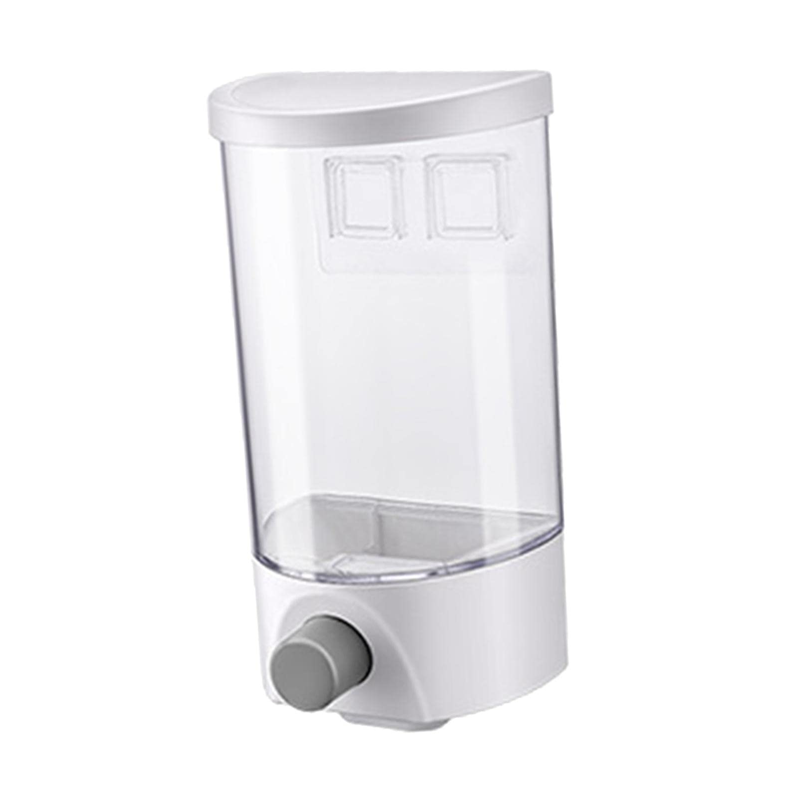 Ujeavette Sealed Rice Storage Box Wall Mounted Cereal Container Dry Food Dispenser M
