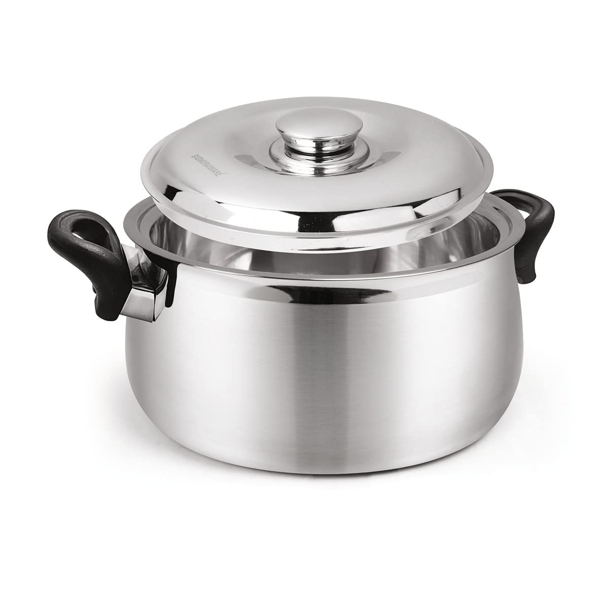 Signoraware Hot Delight Casserole With Handles Belly Shape Insulated Stainless Steel, Insulated Thermal Serving Bowl, Elegant Ho