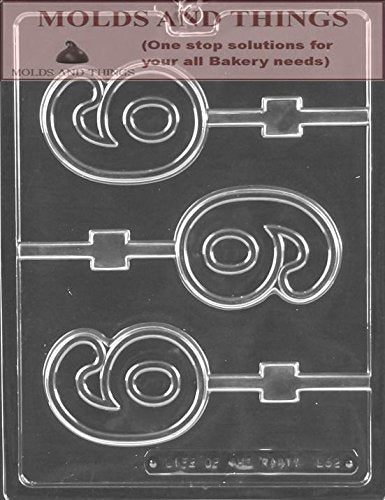 Number 6Th Birthday Chocolate Candy Mold #6 Number Six 6 Numbers And Letters Chocolate Candy Mold With Copywrited Molding Instru