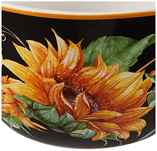 Certified International Sunflower Fields 5.25'' Ice Cream/Dessert Bowls, Set Of 4, Multi Colored