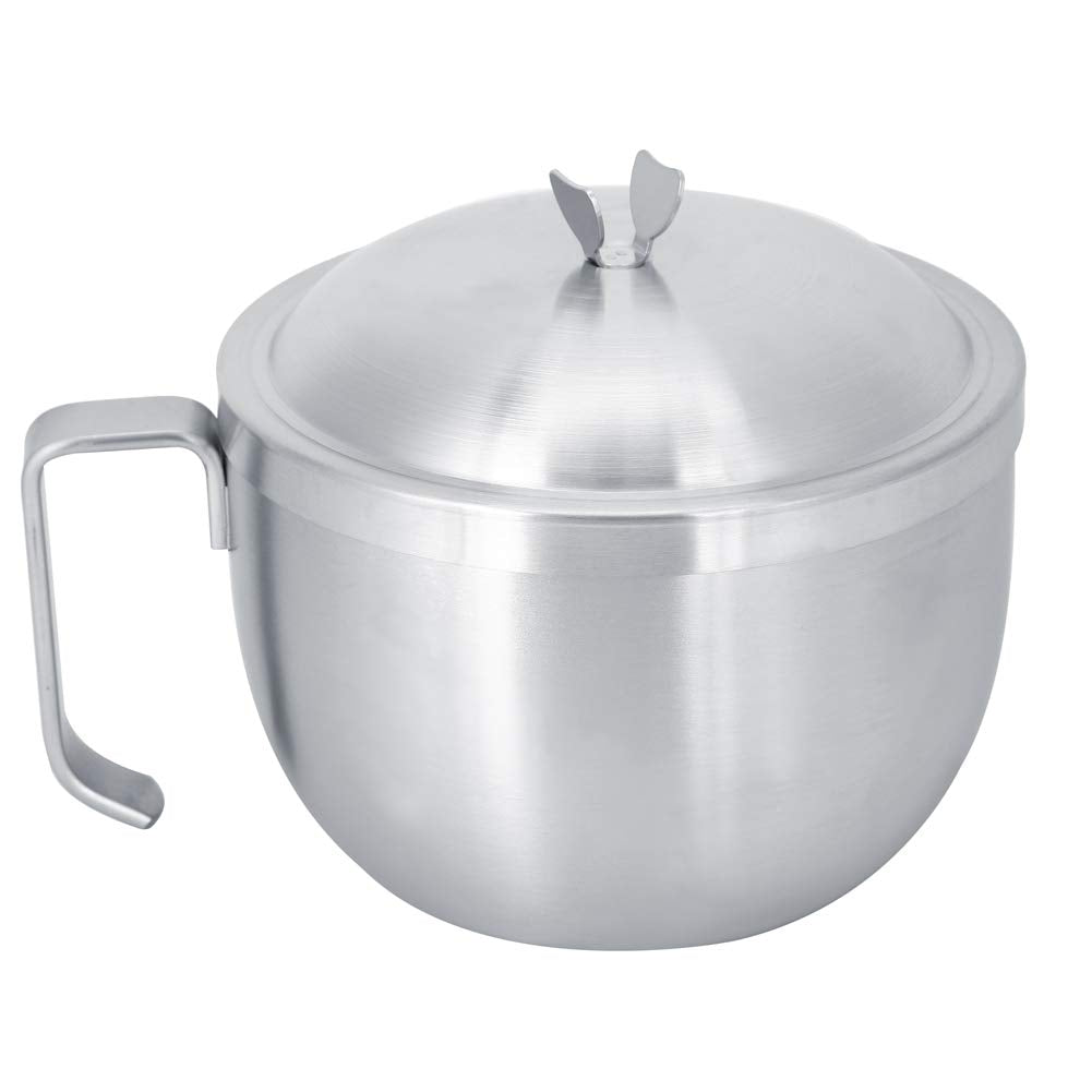 Ymiko Noodle Bowl Stainless Steel, 1000Ml Soup Bowls With Lid 2-Layered Food Container For Soaking Noodle Ramen Storing Soup At