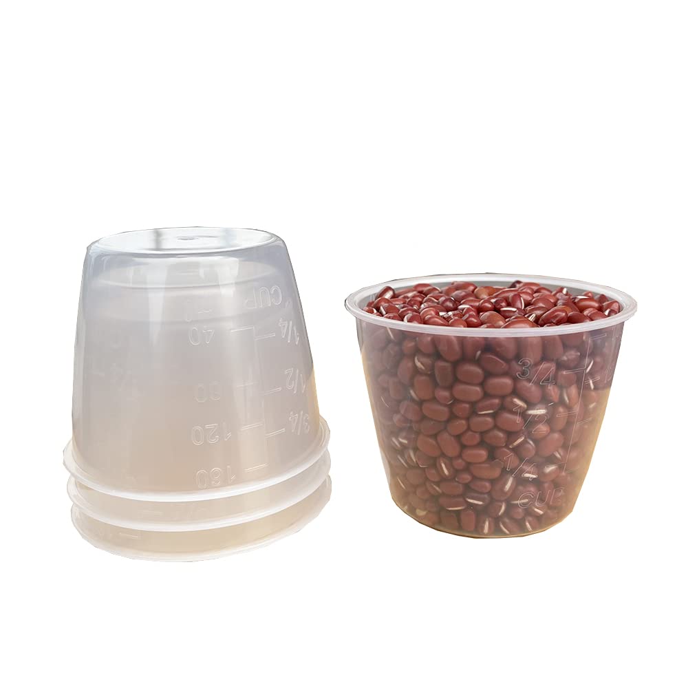 4 Pack 160 Ml Rice Measuring Cup, Clear Rice Cooker Cup, Measuring Cup For Rice And Dry Ingredient, Rice Cup Replacement