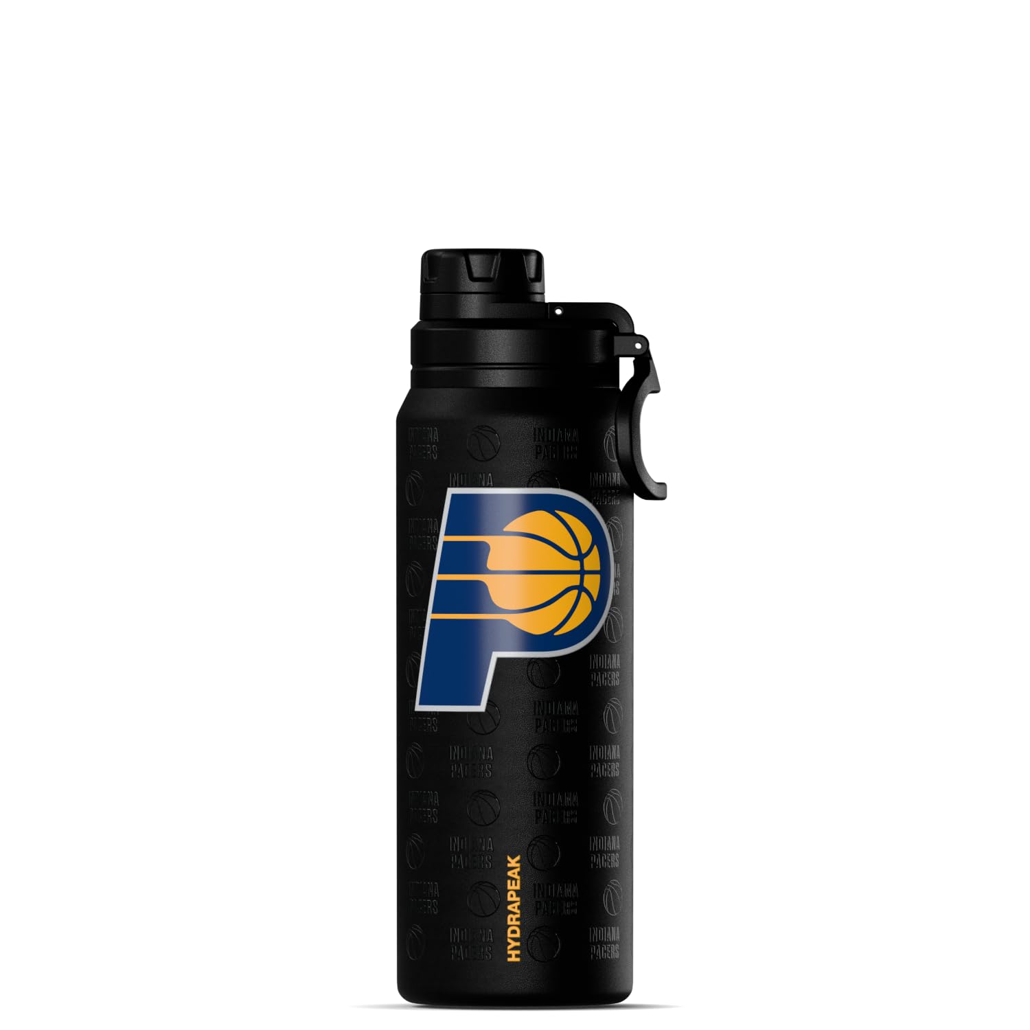 Hydrapeak x NBA Officially Licensed Indiana Pacers 26 oz Active Water Bottle with Chug Lid and Handle Reusable Stainless Steel D