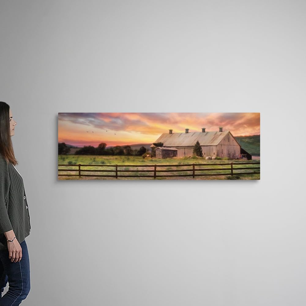 Canvas On Demand Sunset In The Valley Canvas Wall Art Print By Lori Deiter, Fine Art Photography, Home Decor, Nature Artwork, 60