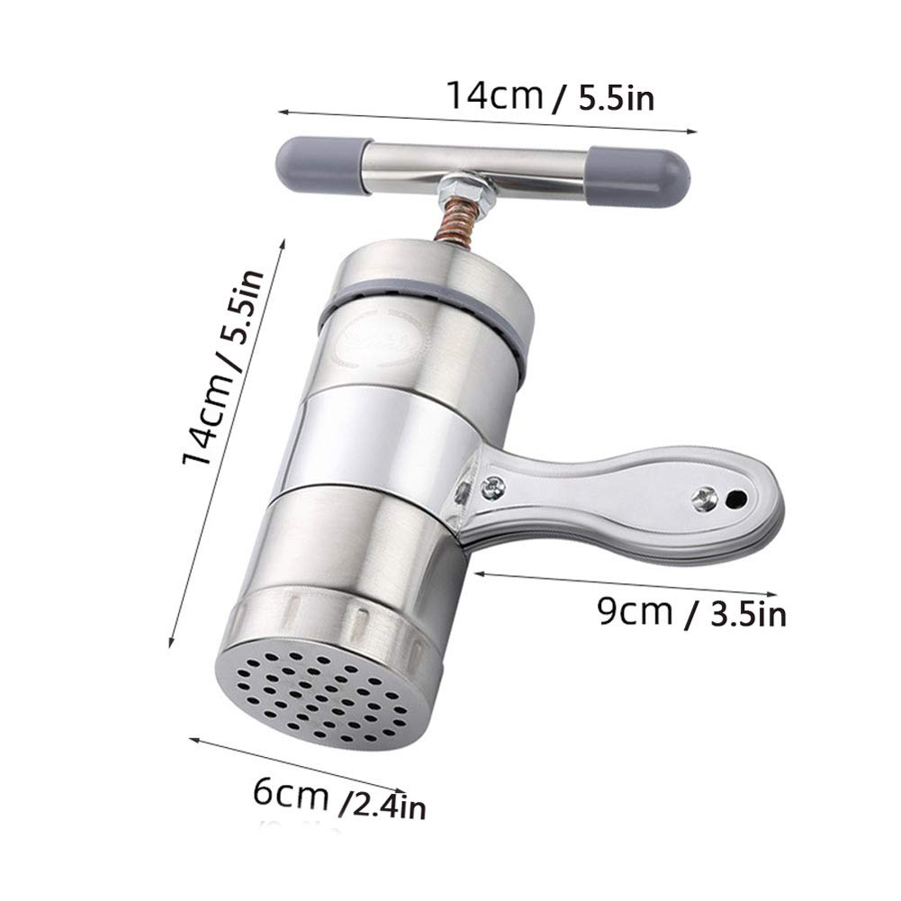 Xian Manual Pasta Maker, Stainless Steel Pasta Maker Juice Squeezing Machine,For Make Different Thickness And Shape Noodles And