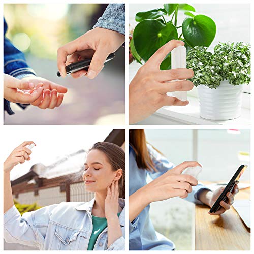 6 Pieces 20 Ml/ 0.67 Oz Refillable Perfume Spray Bottles Card Type Fine Mist Bottles Plastic Perfume Bottle Portable Small Moist