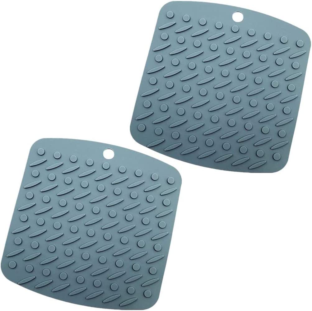 P Plus Fire Heat Resistant Mat Silicone Hot Pads Pot Holders For Kitchen NonSlip Heat Resistant Silicone Mat For Countertops Sp