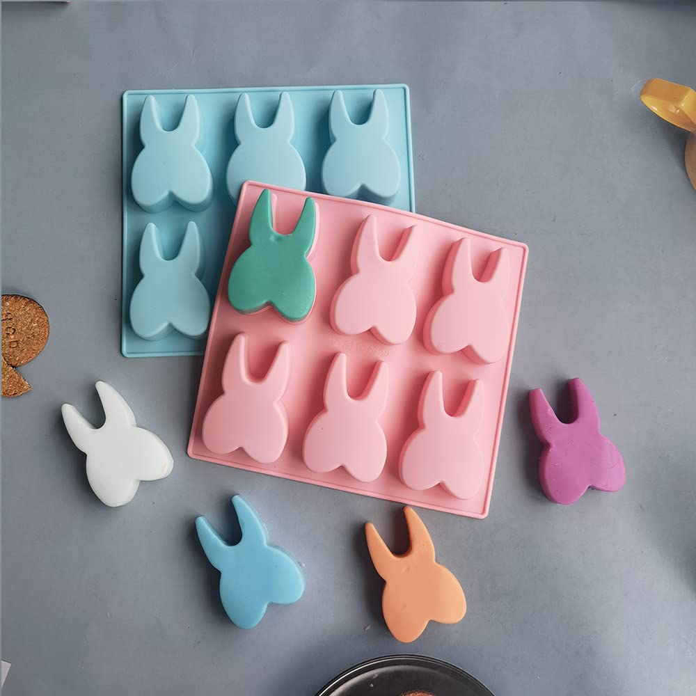 Dd-Life 3 Pcs Tooth Silicone Mold Teeth Shape Novelty Ice Cube Tray Chocolate Mold Candy Mold Mini Soap Mold Cake Baking Pan(1Bl