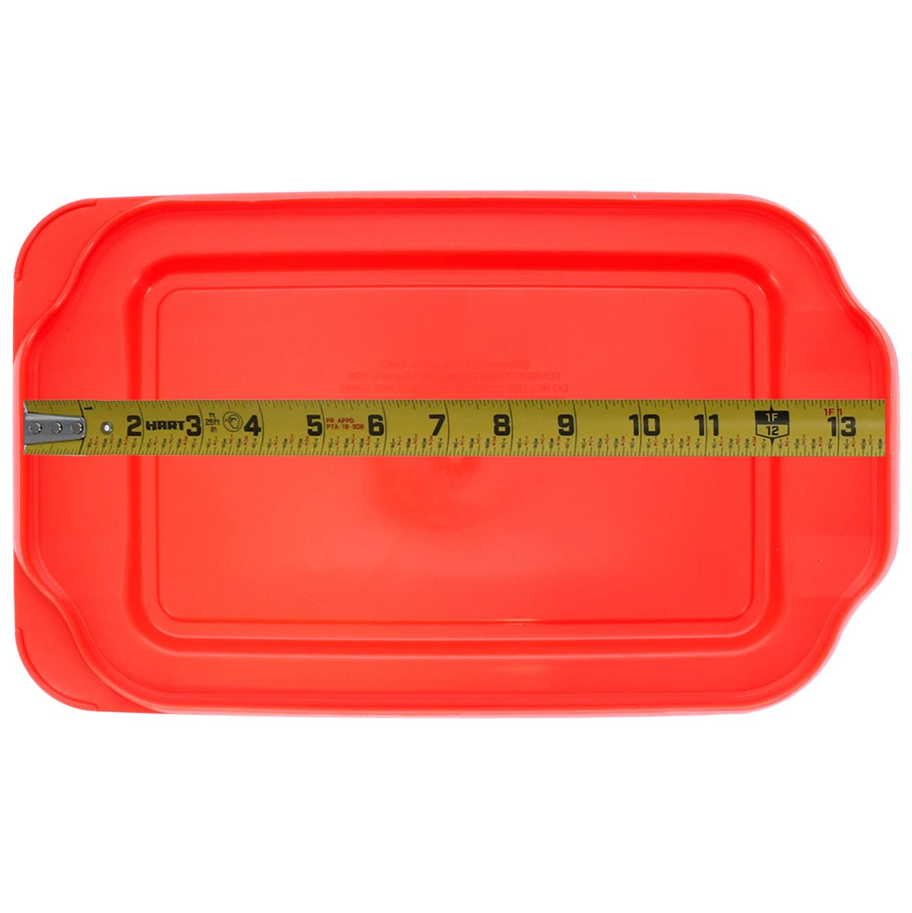 Pyrex Basics 2-Qt Oblong With Red Cover