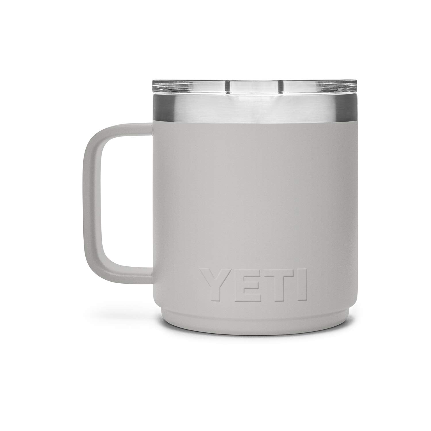 YETI Rambler 10 oz Stackable Mug, Vacuum Insulated, Stainless Steel with MagSlider Lid, Granite Gray