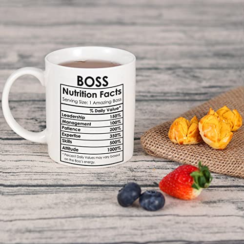 Breezy Valley Boss Coffee Mug, Best Boss Birthday Gifts For Women Men Funny, Boss Appreciation Gift, Happy Boss Day Gifts Ideas,