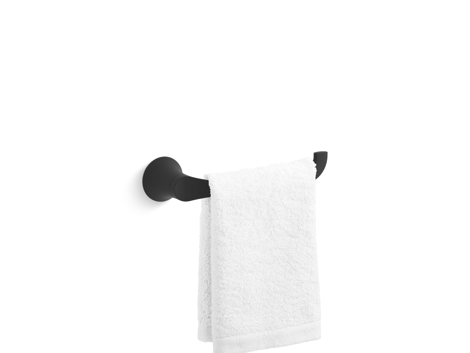Kohler 27396-Bl Simplice Towel Arm, Includes Installation Hardware, Matte Black