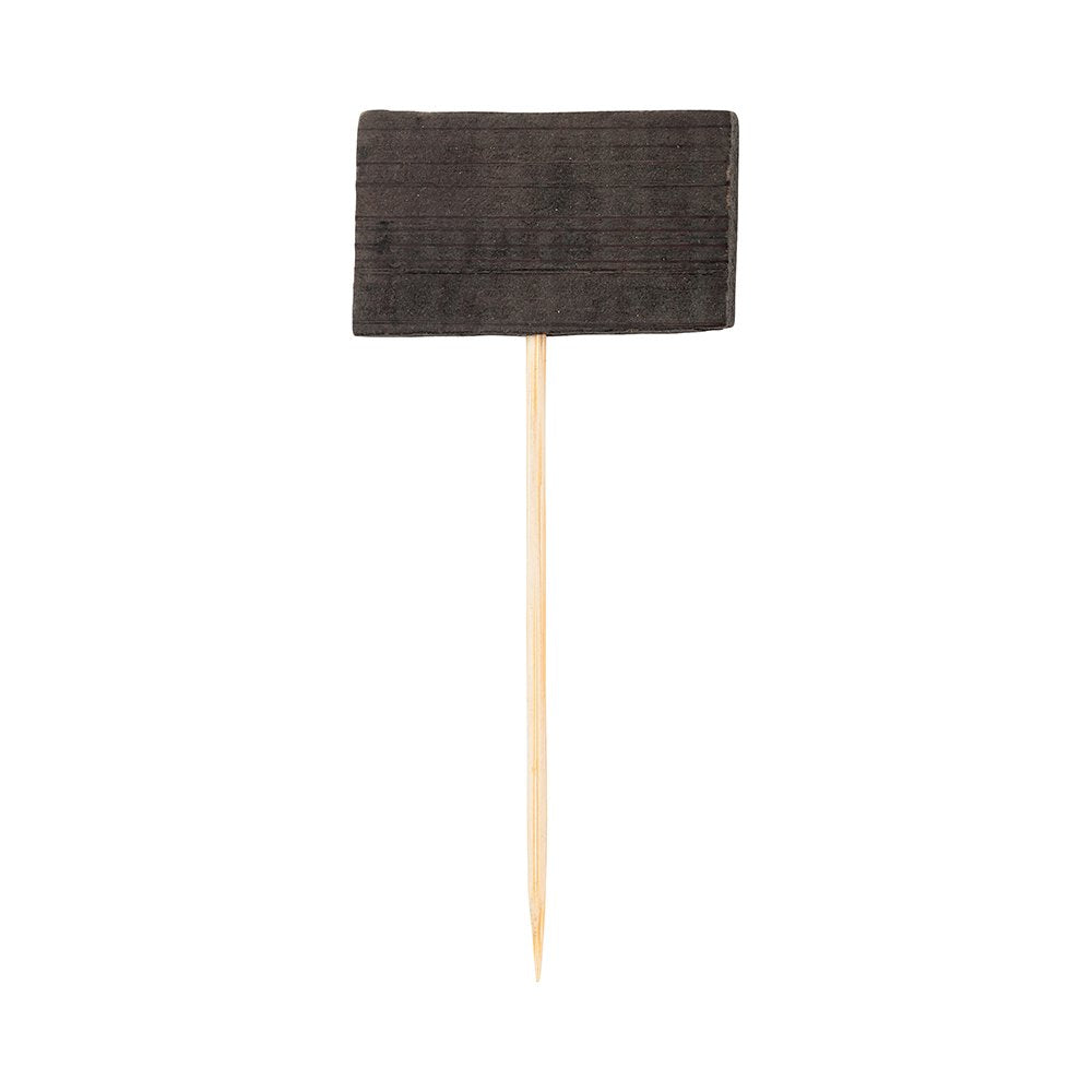Restaurantware Rw Smart 4 Inch Gluten Free Markers 1000 Disposable Bamboo Food Picks - Paddle Head Sturdy Bamboo Decorative Pick