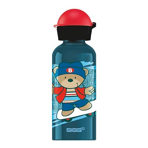 SIGG - Kids Water Bottle - Skate - Leakproof - Lightweight - BPA Free - Aluminum - 13 Oz
