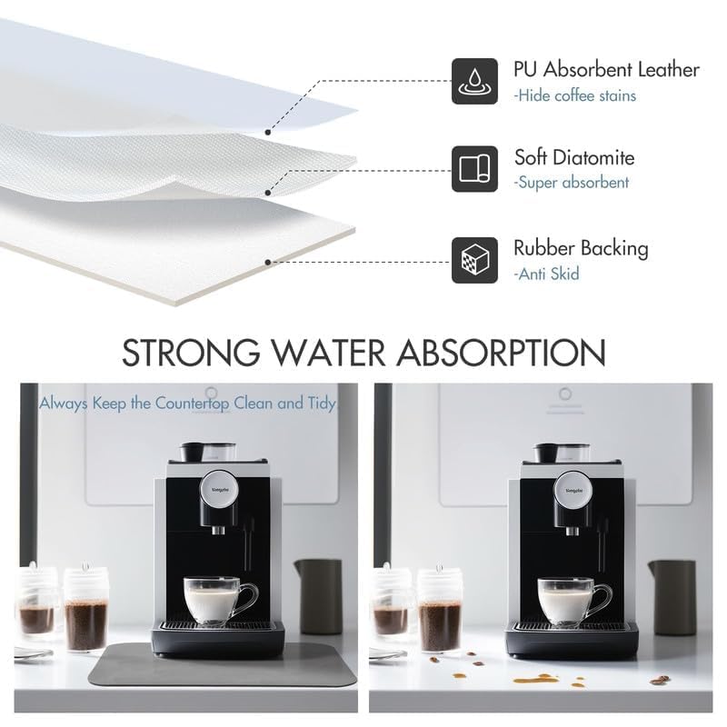 Claiez Dish Drying Mat for Kitchen |Dish Mat Pro Drying Kitchen Mat |Kitchen Mats for Utensils |Placemat for Dish Drying |Kitche