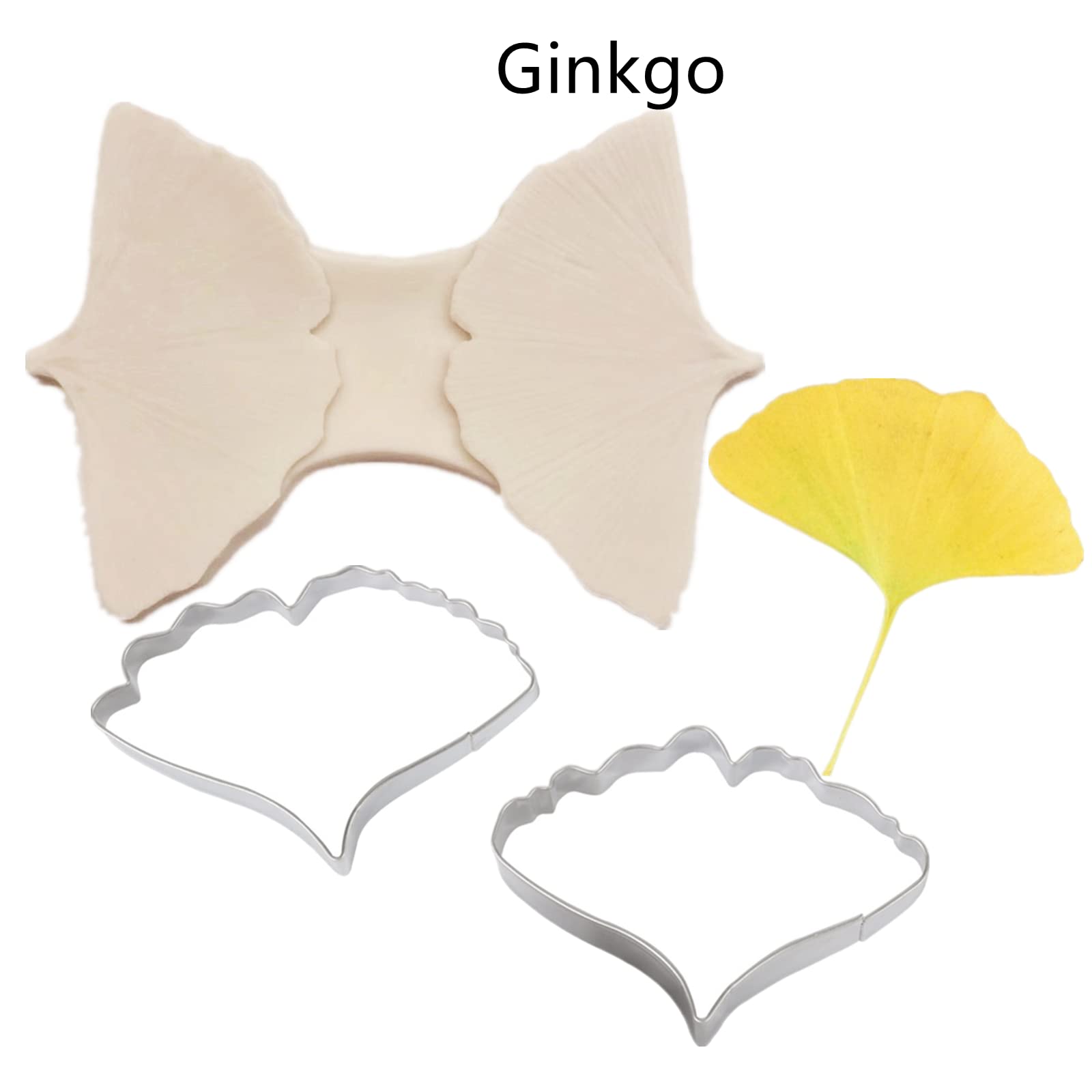 8Set Gumpaste Flower Silicone Mold And Cutter Stainless Steel Flower Cutter Fondant Flower Veining Molds Sugarcraft Flowers Maki