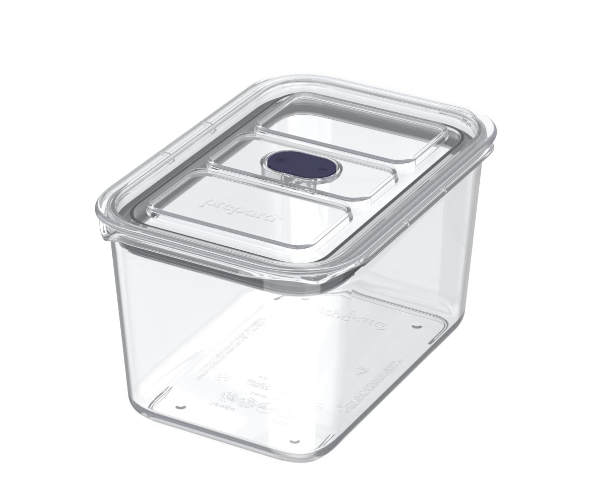 Prepara LatchLok Click 9.3 Cup Food Storage Container, Storm