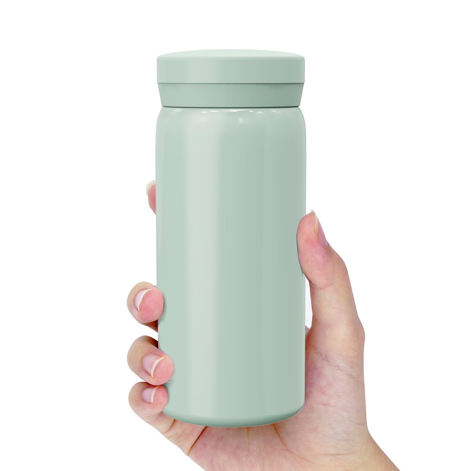 Linkidea 6.8oz (200ml) Mini Water Bottle, Vacuum Insulated Stainless Steel Bottle for Hot & Cold Drinks, SpillProof Small Bottl