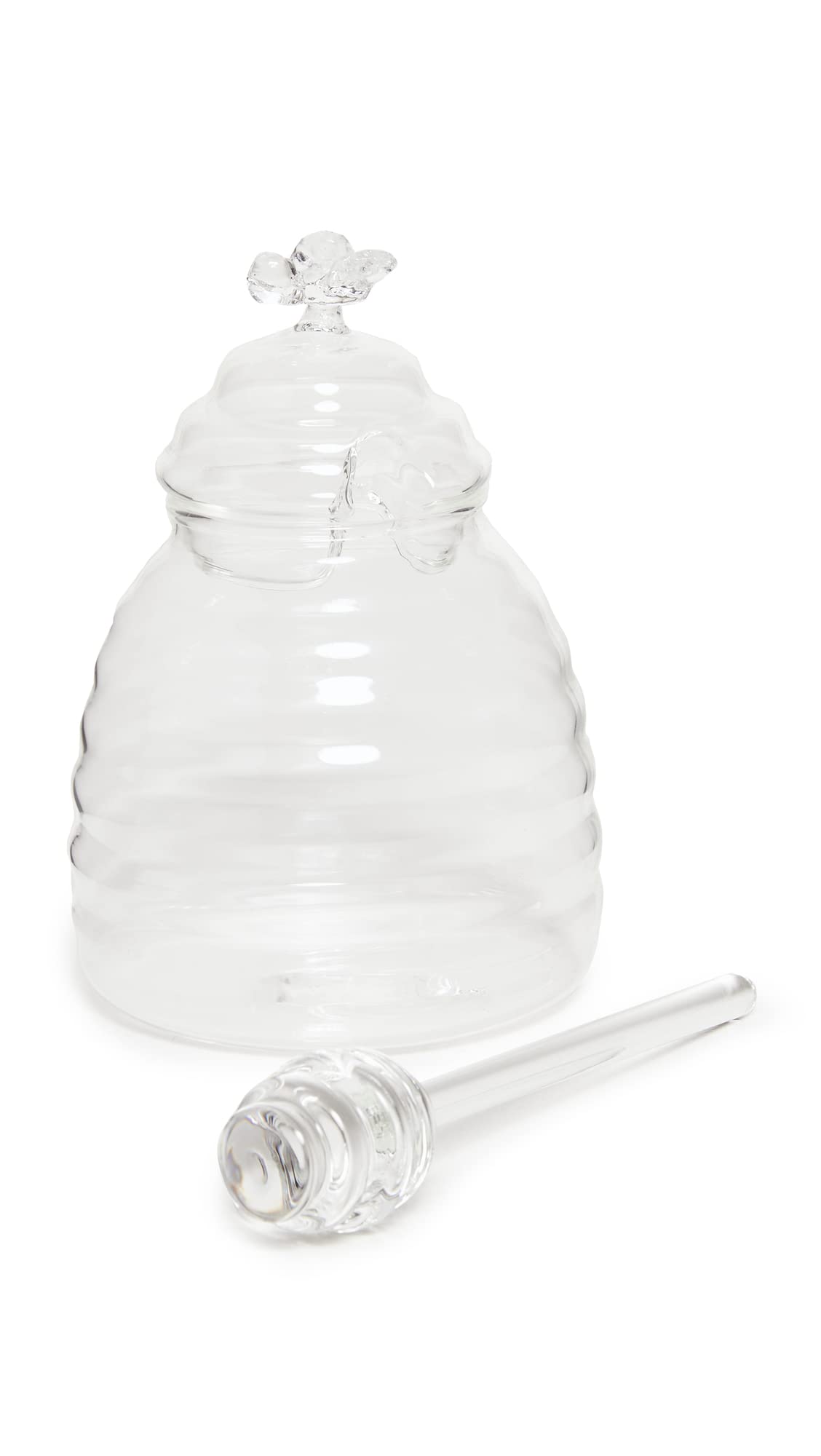 Two'S Company 51359 Honey Pot With Honey Comb, Clear
