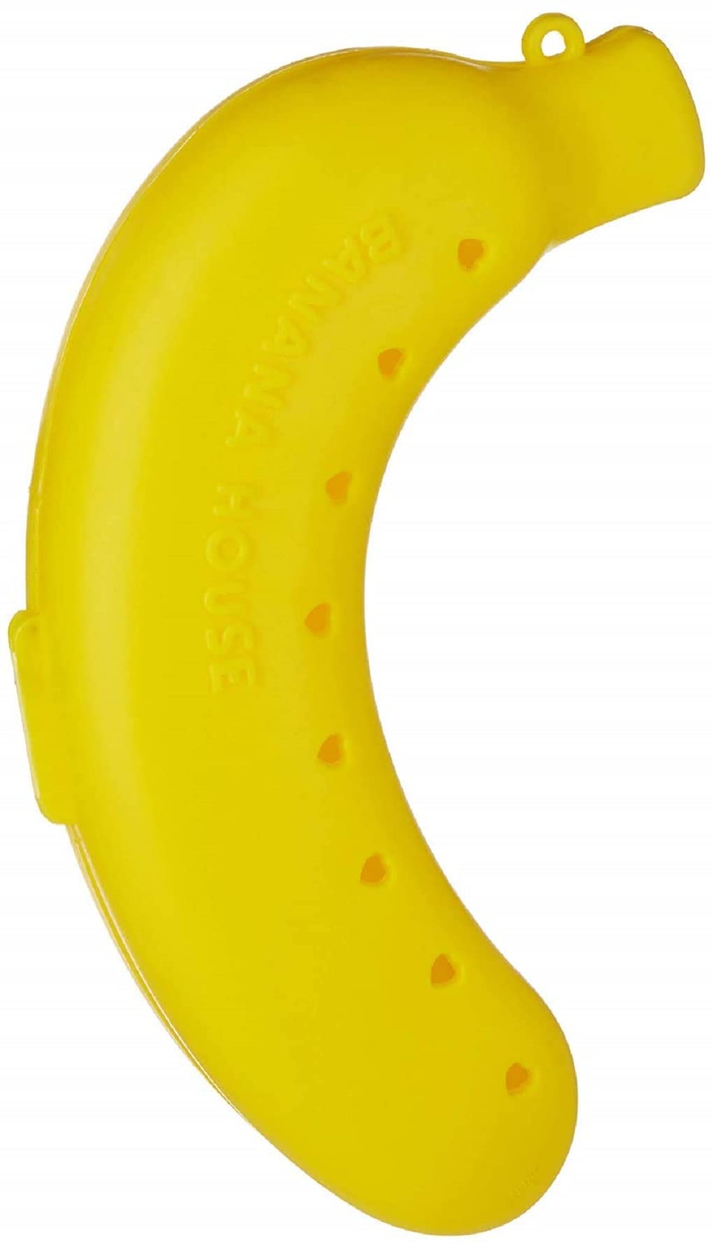 Doveaz Tara Banana Case/Fruit Storage Box  BpaFree Plastic Banana Keeper/AntiSquish Lunchbox Container For Kids & Adults (Yel