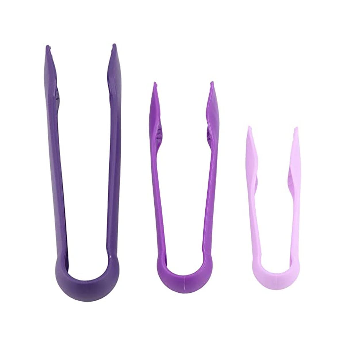 Henij Serving Tongs Set Of 3, Kitchen Utensil For Cooking, HeatResistant For Serving And Turning, Barbecue And Salad, Plastic, 