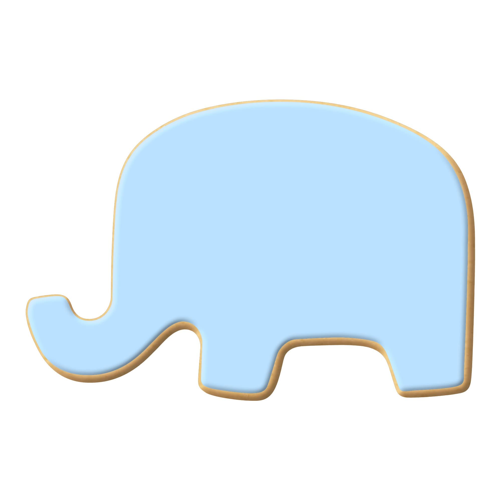 Republican Elephant Cookie Cutter 2.75 Inch - Made In The Usa - Foose Cookie Cutters Tin Plated Steel Republican Elephant Cookie