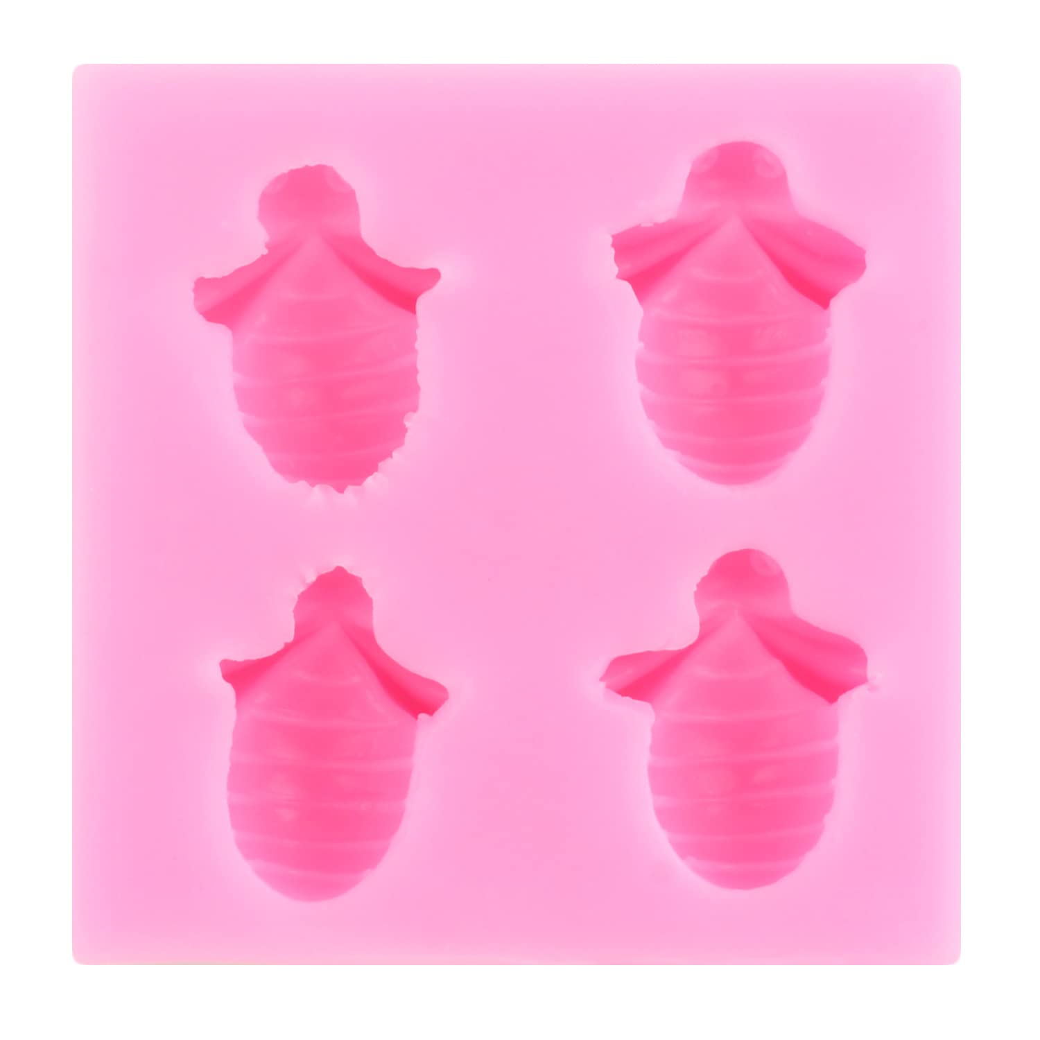 Lkdquthm Bumble Bee Silicone Mold Honeycomb Sunflower Bee Fondant Molds For Cupcake Topper Cake Decorating Sugar Chocolate Candy