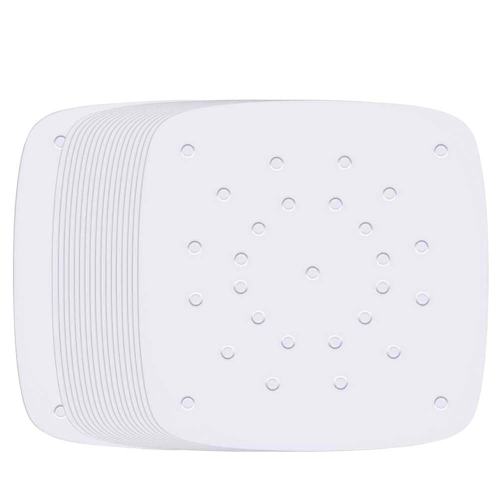 Set Of 200, 8.5 Inch Square Liners/Steaming /Perforated Parchment Paper For Air Fryer, Steaming Basket And More