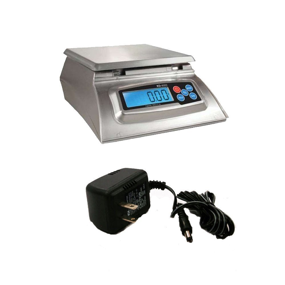 My Weigh Kd-8000 Kitchen And Craft Digital Scale + My Weigh Ac Adapter