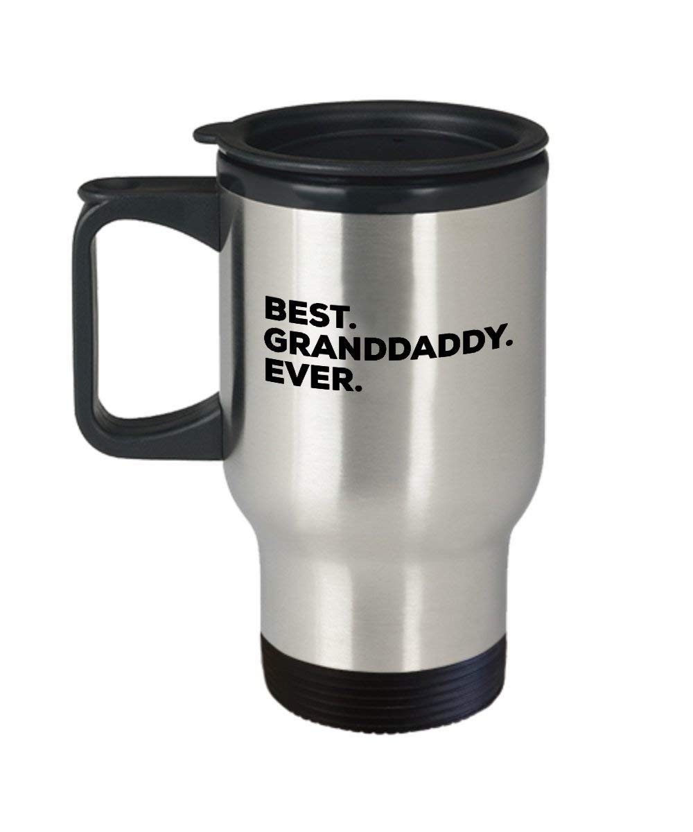 Spreadpassion Granddaddy Travel Mug, Best Granddaddy Ever, Granddaddy Gifts, 14Oz Stainless Steel Tumbler, Granddaddy Tumbler, B