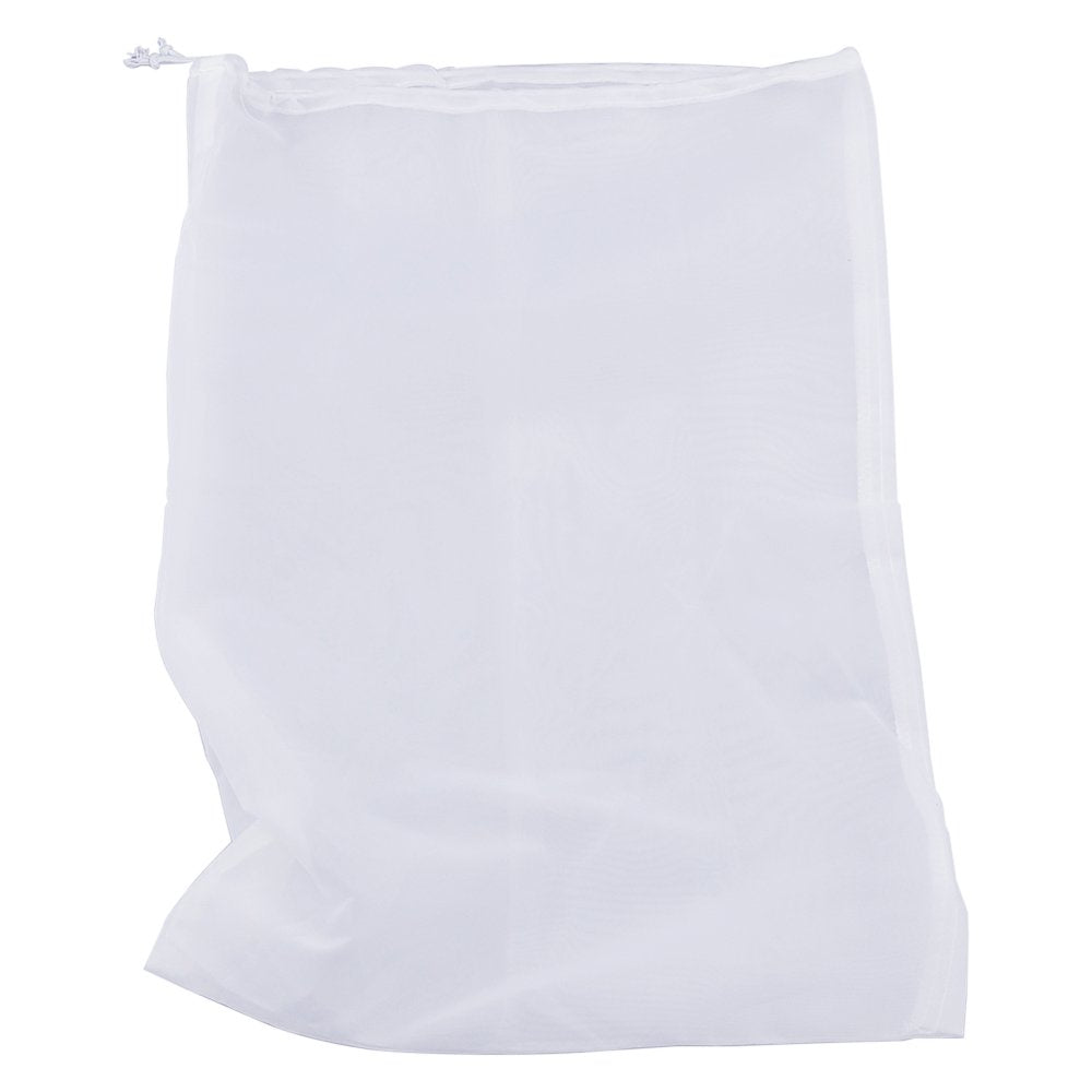 Pinfox 75 Micron Nylon Straining Bag Fine Mesh Food Strainer Filter Bags For Nut Milk, Green Juice, Cold Brew, Home Brewing (17.