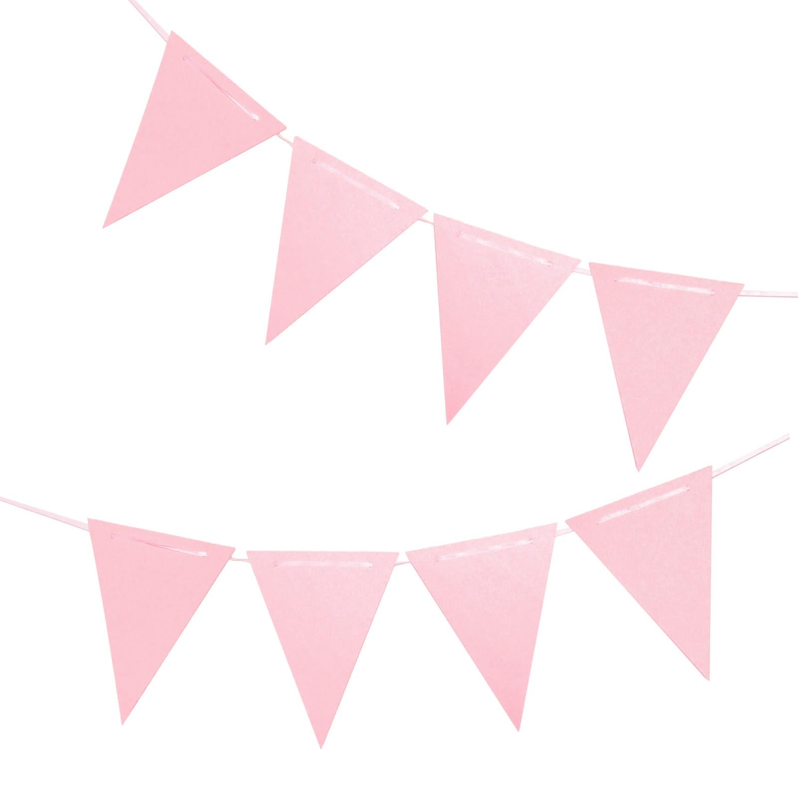 Peach Pennant Banner,Peach Vintage Double Sided Triangle Flag,for Party Decoration,Pack of 30pcs Triangle Flag